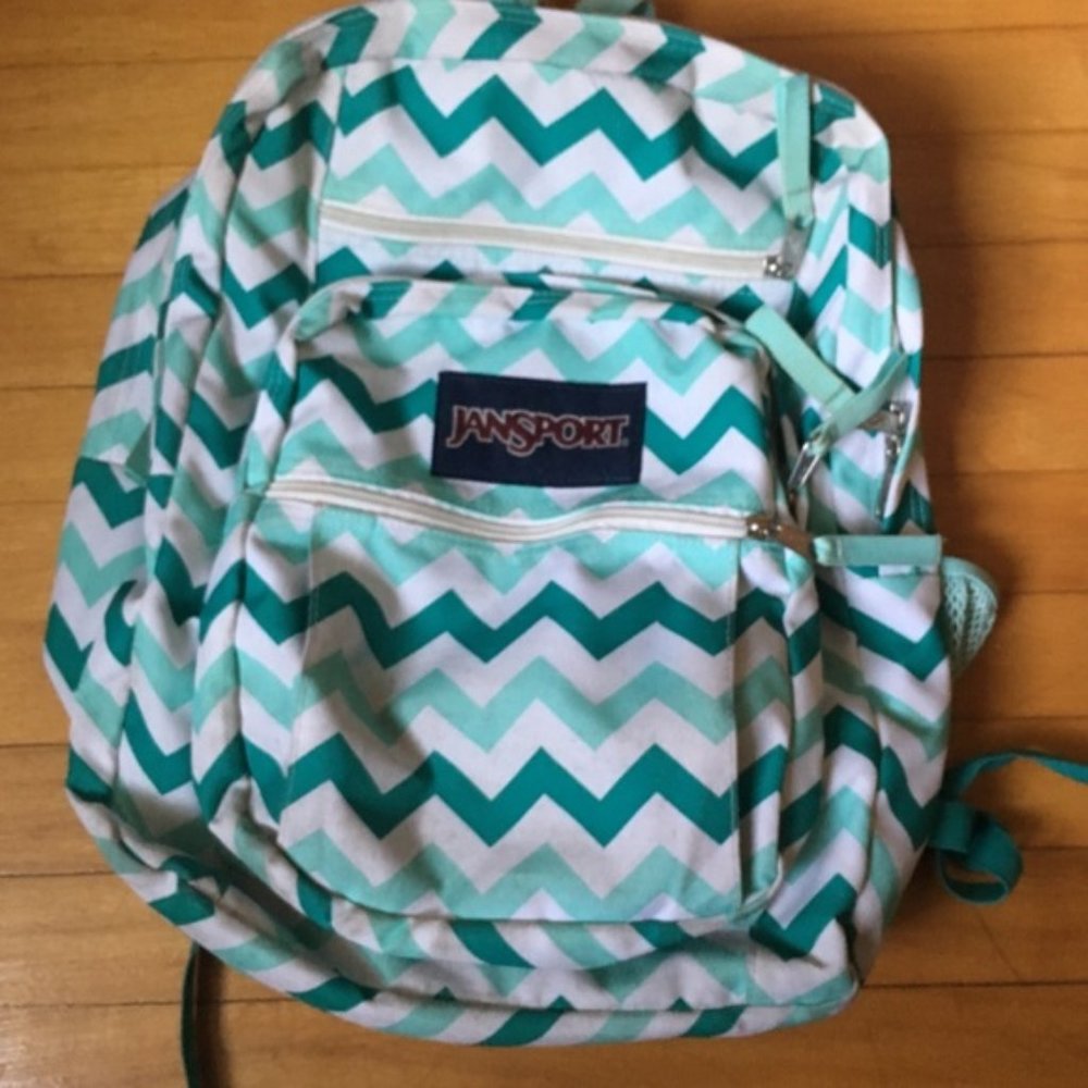 Teal Jansport backpack